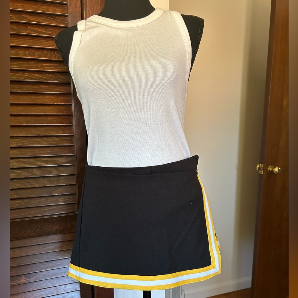 Urban Outfitters Tiffany Color-block Trim Skort Wrap Style Overlay